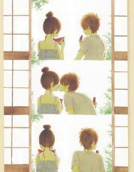 动画男吃瓜头像